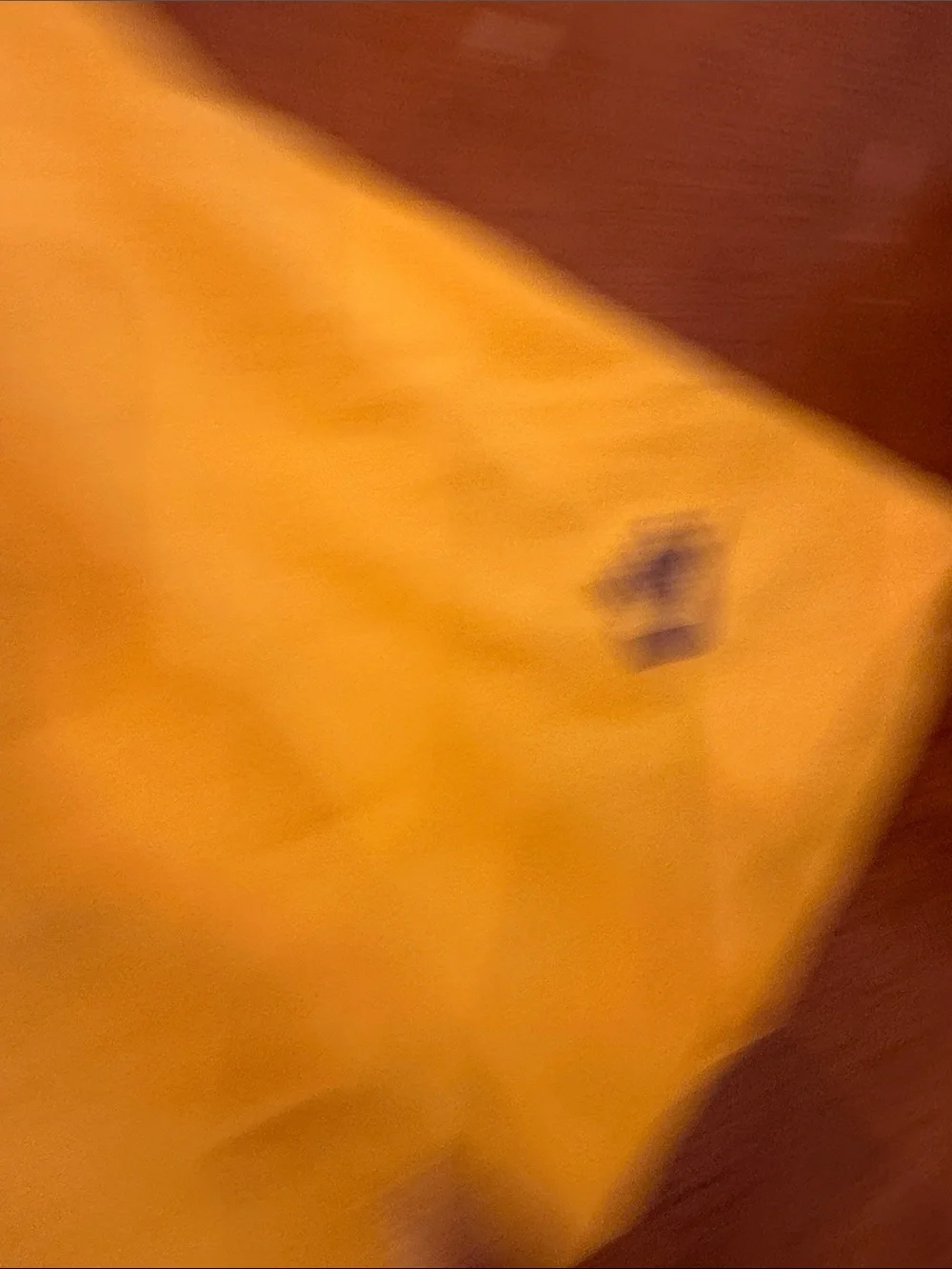 Nike Yellow Short Sleeve Tee with Blue 